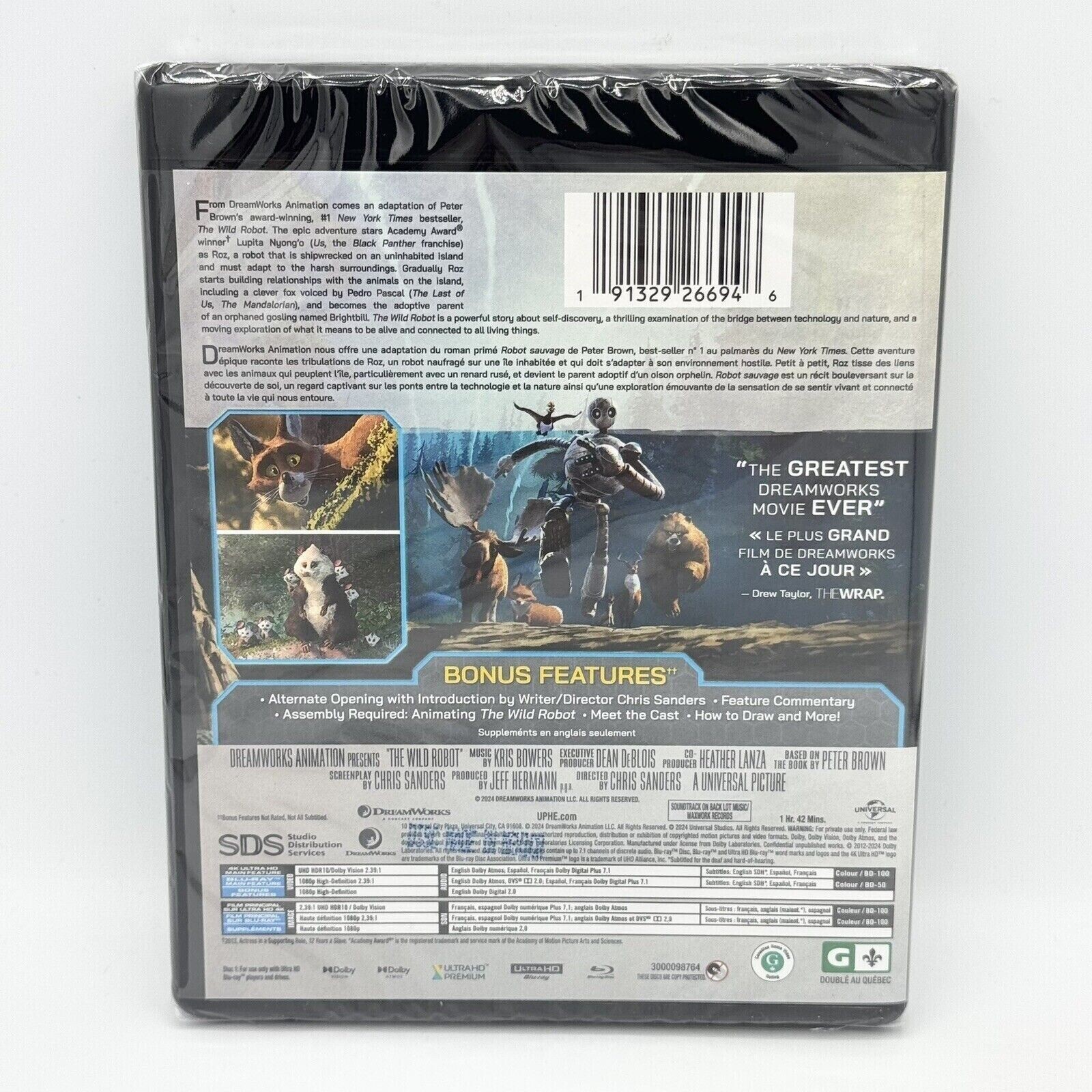 The Wild Robot (Collector's Edition) (4K Ultra HD) (Blu-ray Combo) thumbnail