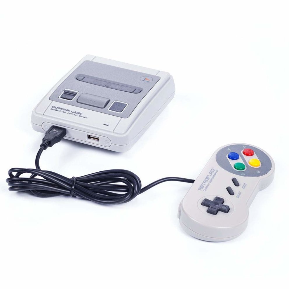 Retroflag SUPERPi Case with Wired Controller for Raspberry Pi 3B+,2B,3B Deluxe Edition JCase Set