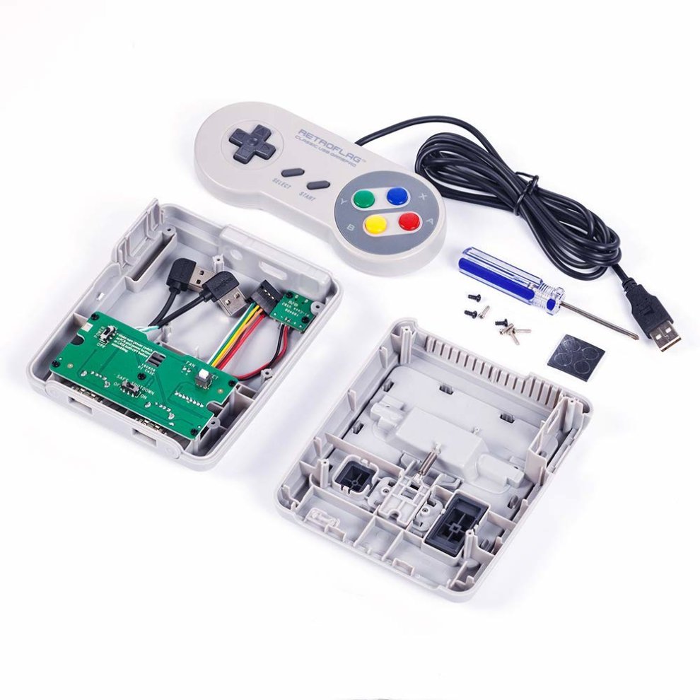 Retroflag SUPERPi Case with Wired Controller for Raspberry Pi 3B+,2B,3B Deluxe Edition JCase Set thumbnail