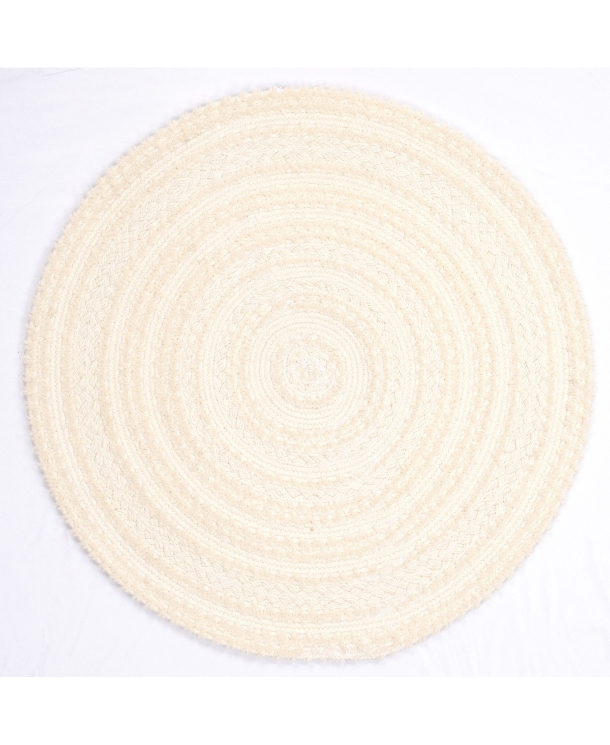 Capel Bayview 0036 7'x7' Round Area Rug - Ivory/Gray thumbnail