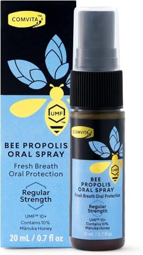 COMVITA Propolis Natural Throat Spray, Soothing Mint Flavor with New Zealand UMF 10+ Manuka Honey, Natural Immune Support, Antioxident, Dietary Supple thumbnail