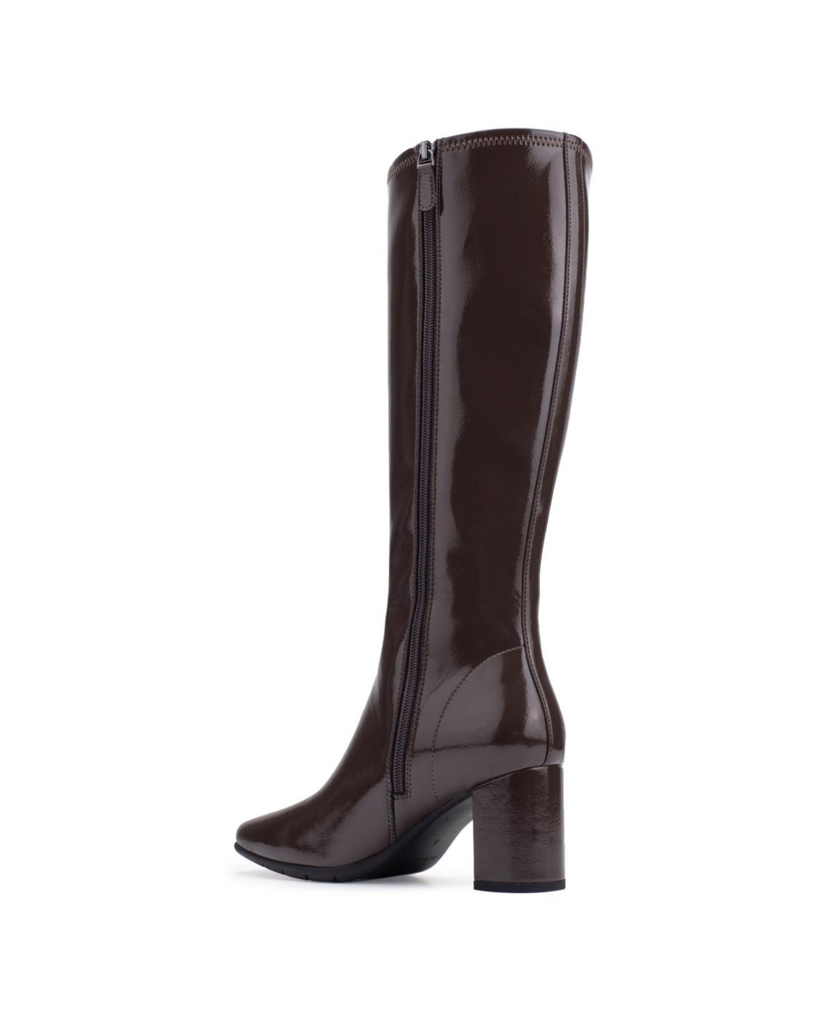 Aerosoles Women's Micah Wide Width/Wide Calf Knee High Boots (Brown Stretch Smooth) - Size 8.5 W thumbnail