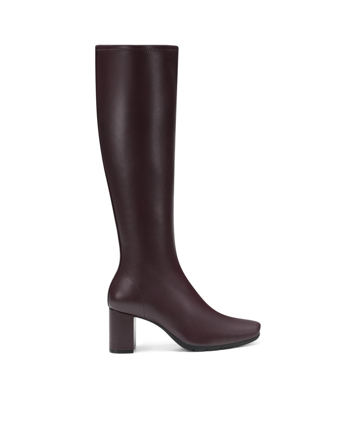 Aerosoles Women's Micah Wide Width/Wide Calf Knee High Boots (Brown Stretch Smooth) - Size 8.5 W thumbnail