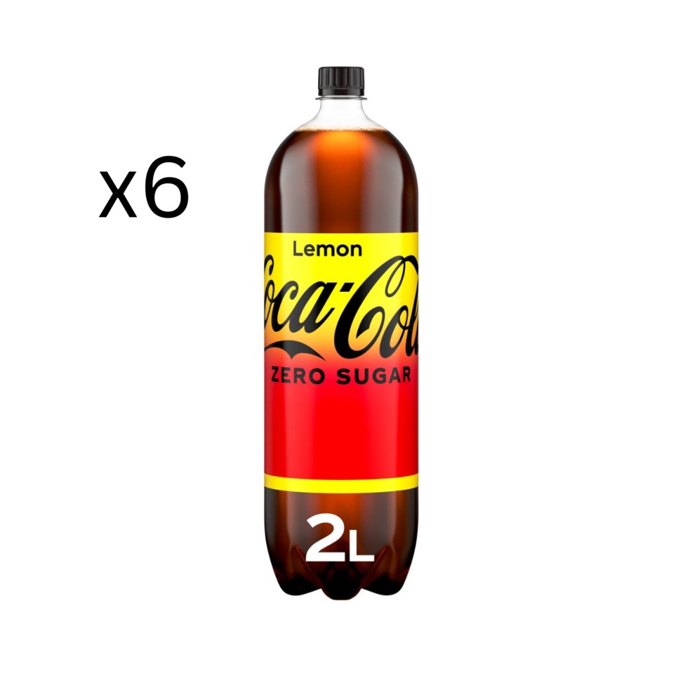 Coca-Cola Zero Sugar Lemon 6 X 2L Bottles