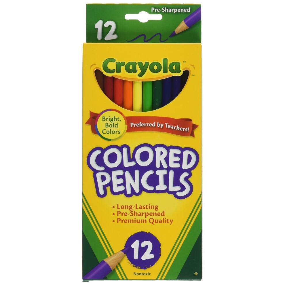Crayola 68-4012 Colored Pencils  12-Count  Pack of 3  Assorted Colors