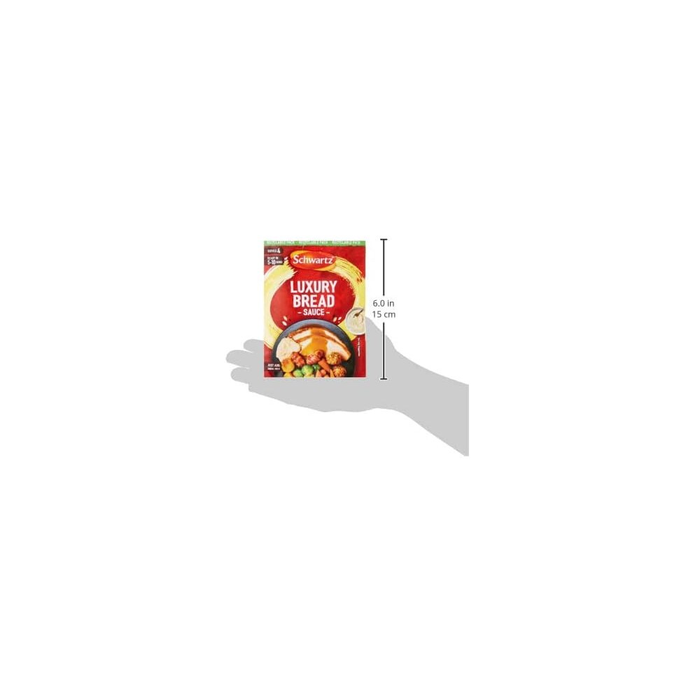 Schwartz Luxury Bread Sauce Mix 40 G | Pack of 10 | No Artificial Colours or Flavourings | No Added Preservatives or MSG | Suitable for Vegetarians thumbnail