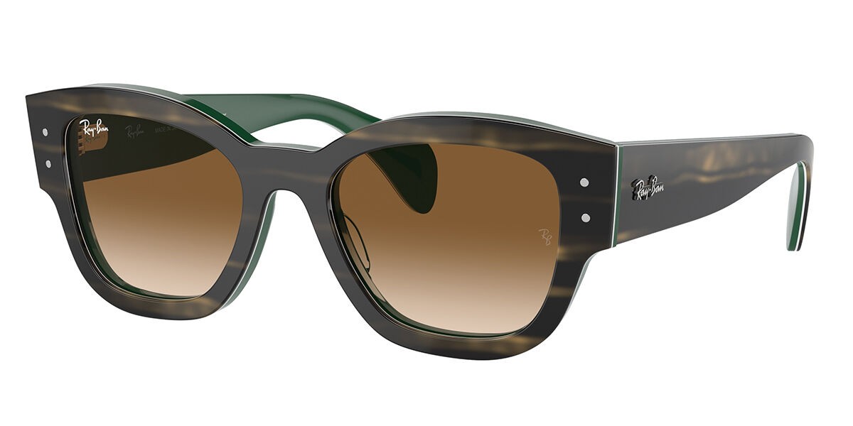 Sunglasses Ray-Ban RB 7681 SF 140251 Jorge Striped Green on C
