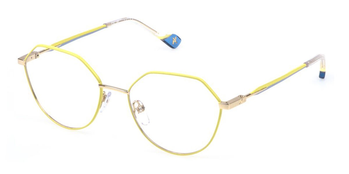 Yalea VYA165 MARGARETE 0492 Women’s Eyeglasses Yellow Size 54 - Blue Light Block Available