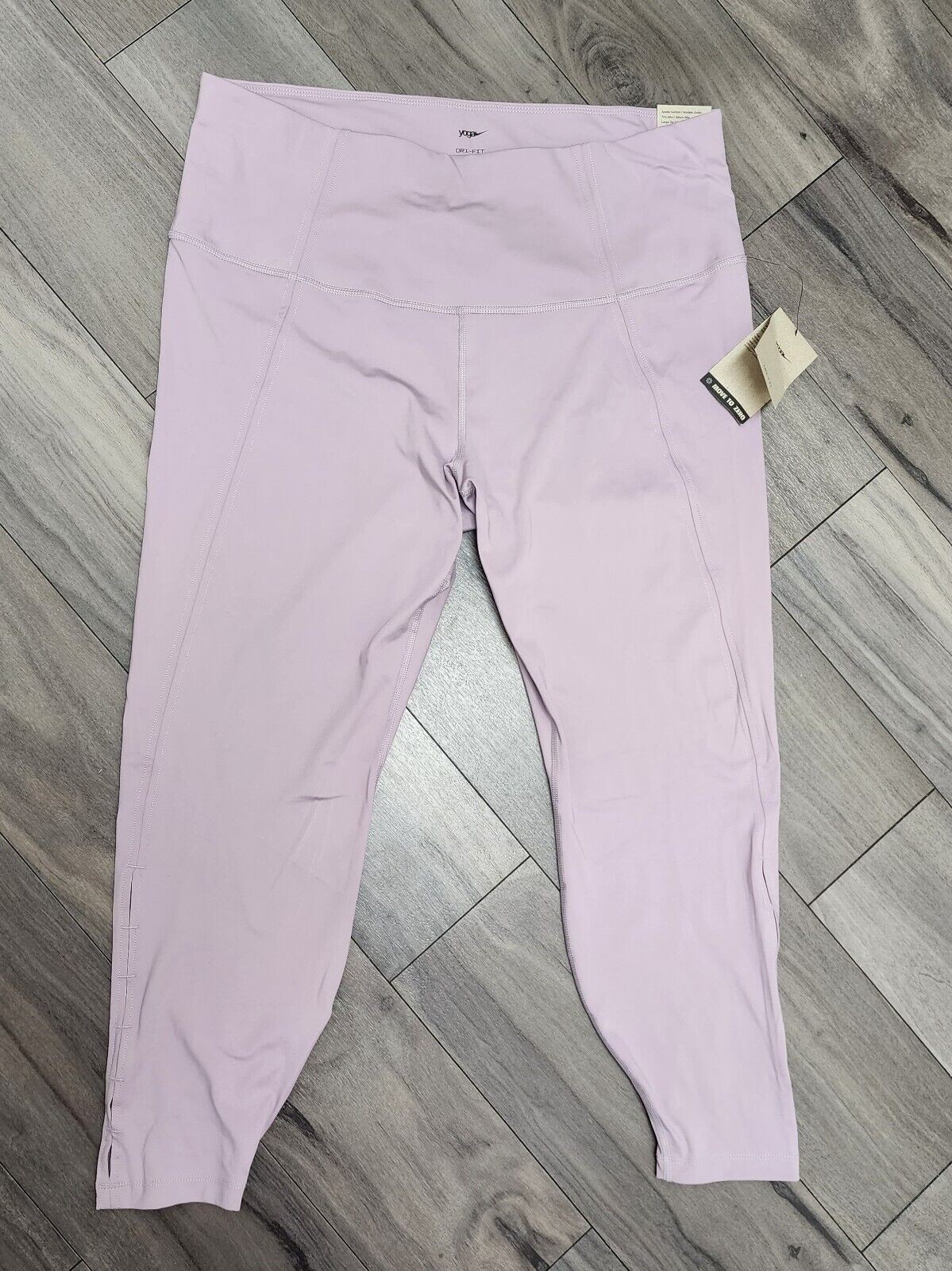 Nike Yoga Women's Dri-Fit High Rise 7/8 Yoga Pants Pink Plus Size 2X NWT $65