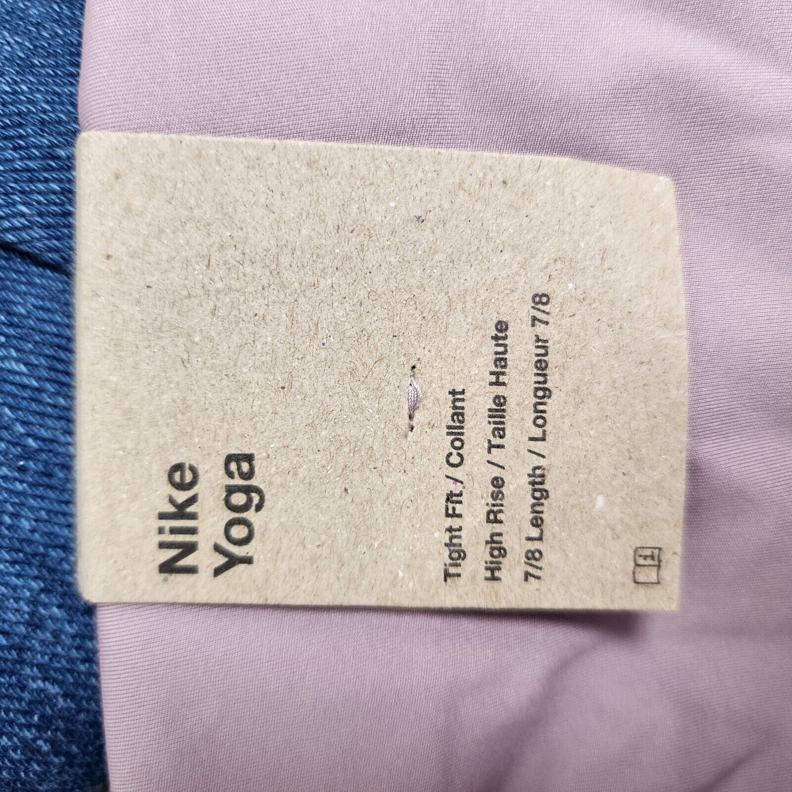 Nike Yoga Women's Dri-Fit High Rise 7/8 Yoga Pants Pink Plus Size 2X NWT $65 thumbnail