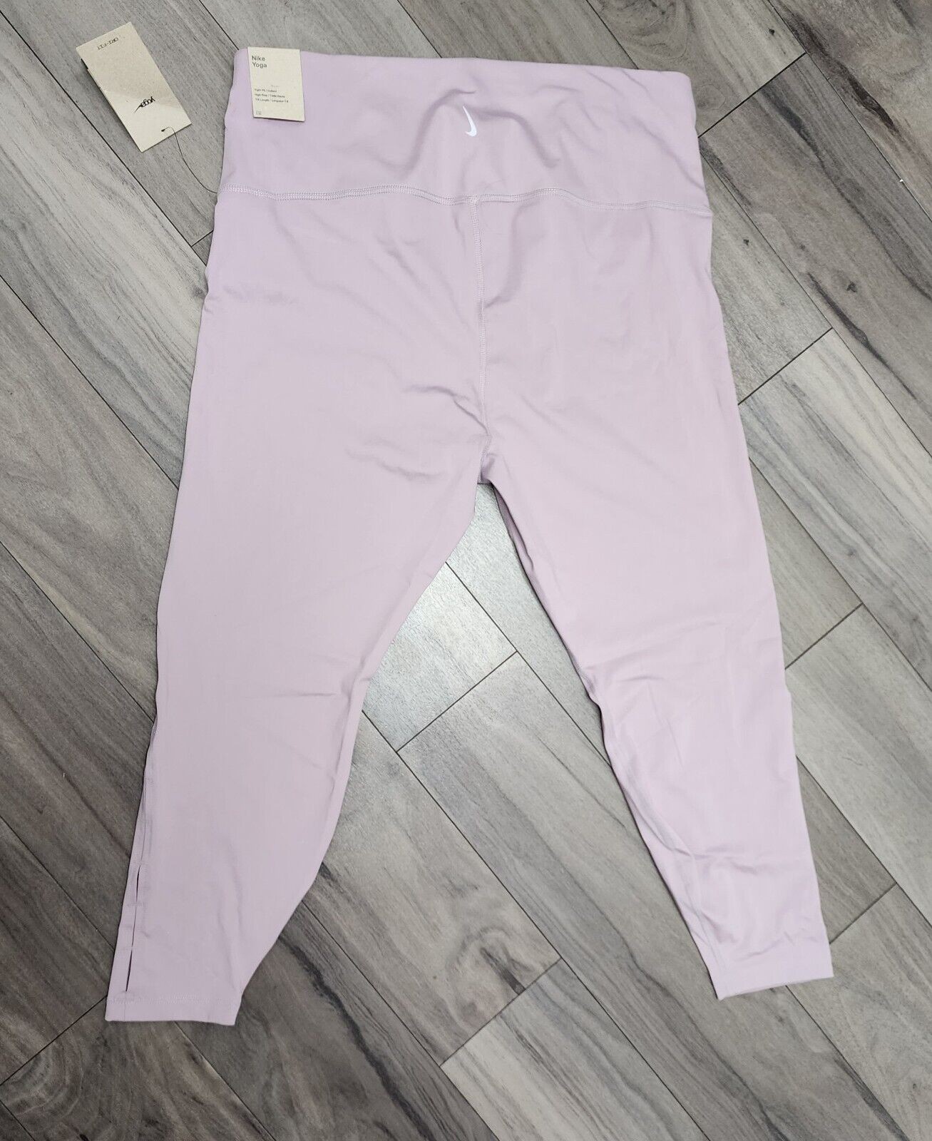 Nike Yoga Women's Dri-Fit High Rise 7/8 Yoga Pants Pink Plus Size 2X NWT $65 thumbnail