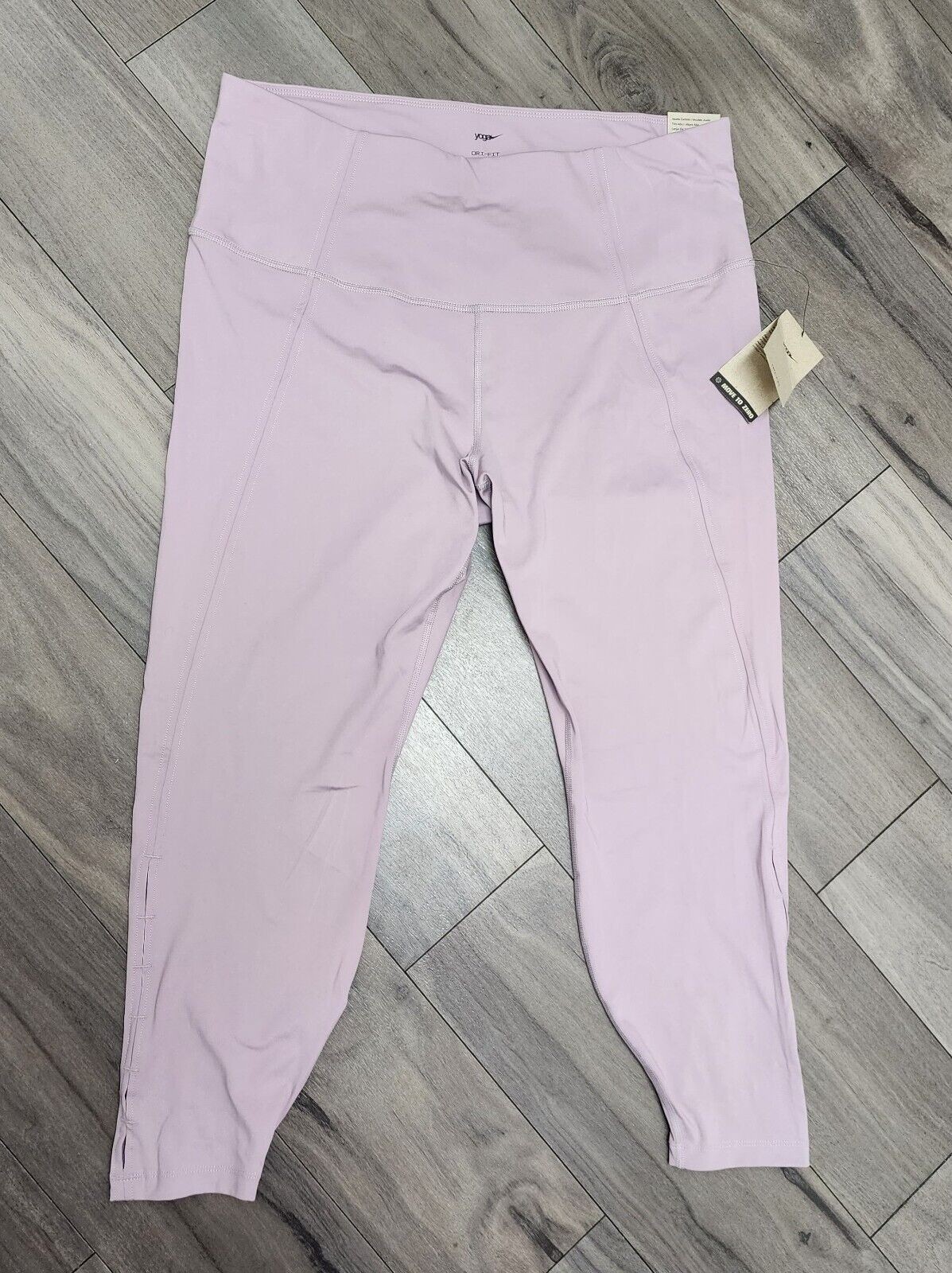 Nike Yoga Women's Dri-Fit High Rise 7/8 Yoga Pants Pink Plus Size 2X NWT $65 thumbnail