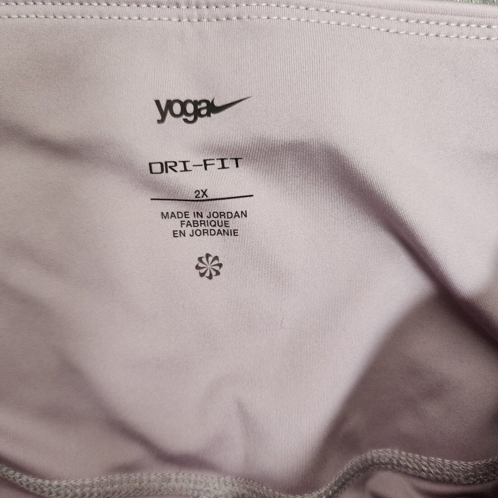 Nike Yoga Women's Dri-Fit High Rise 7/8 Yoga Pants Pink Plus Size 2X NWT $65 thumbnail