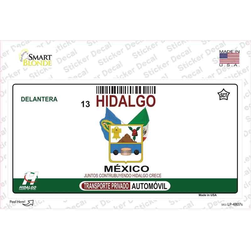 LP-4807s-M Hidalgo Mexico Novelty Sticker Decal - Medium