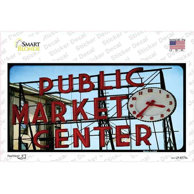 LP-8775s-M Pikes Place Novelty Sticker Decal - Medium