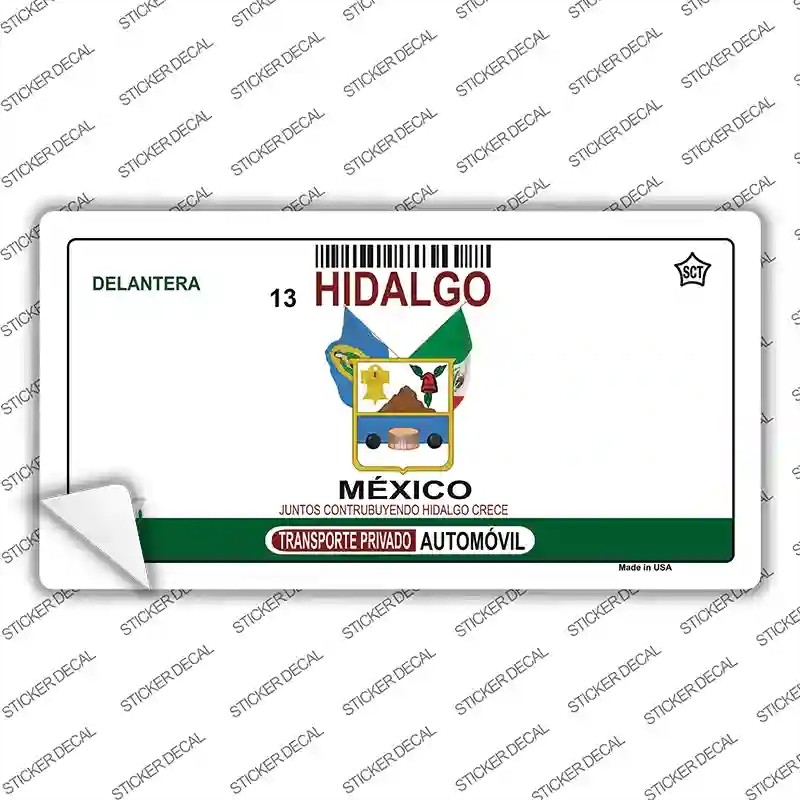 LP-4807s-S Hidalgo Mexico Novelty Sticker Decal - Small