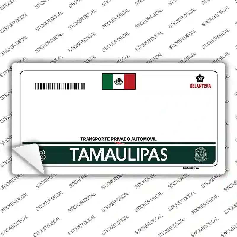 LP-4804s-XL Tamaulipas Mexico Novelty Sticker Decal - Extra Large