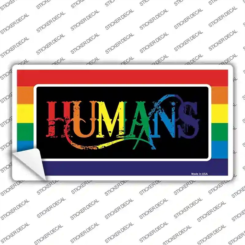 LP-4722s-L Humans Novelty Sticker Decal - Large