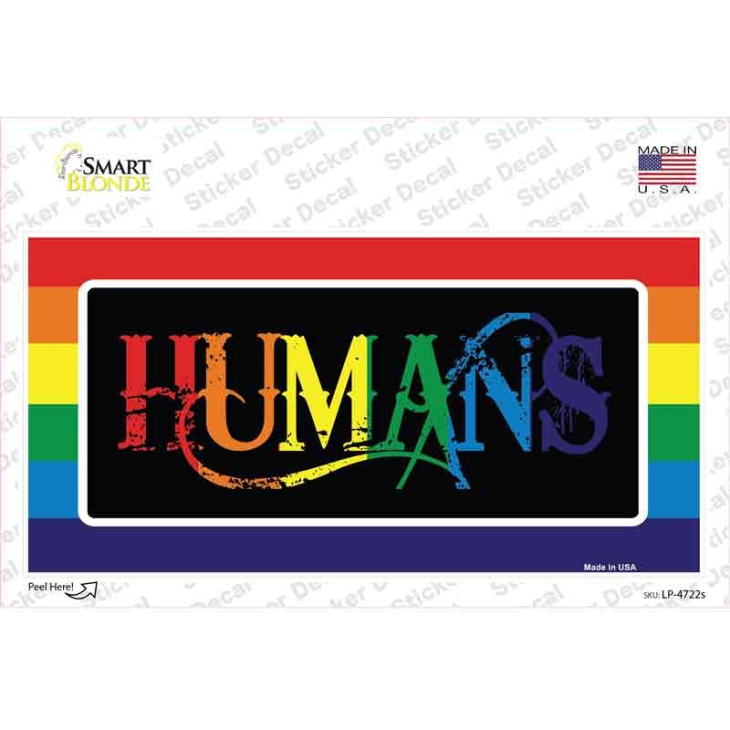 LP-4722s-M Humans Novelty Sticker Decal - Medium