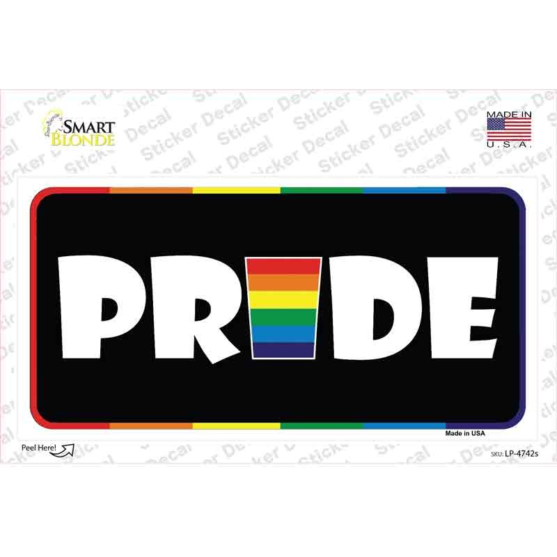 LP-4742s-M Pride Novelty Sticker Decal - Medium