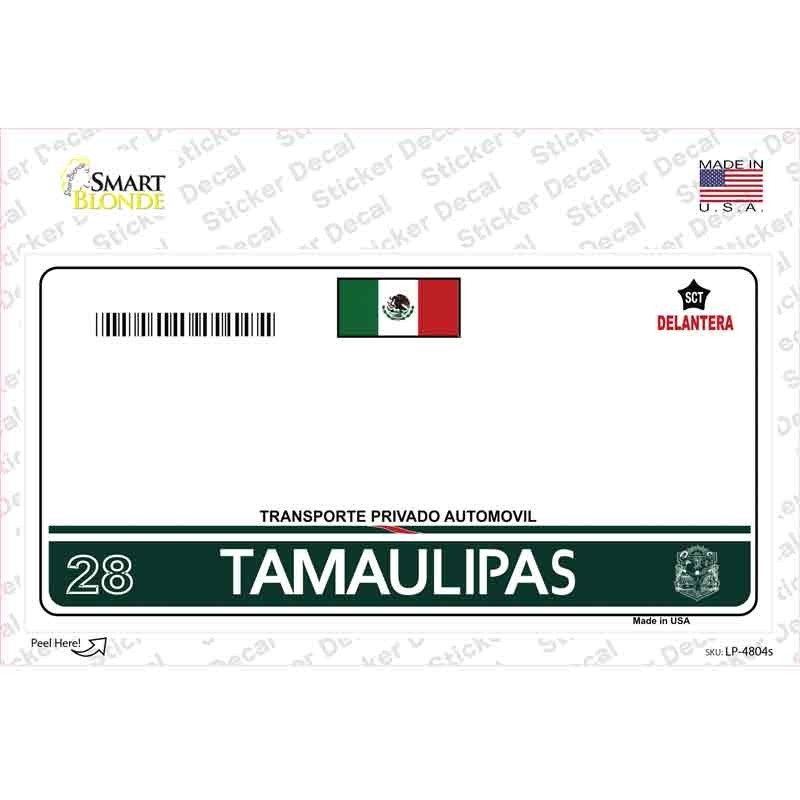 LP-4804s-M Tamaulipas Mexico Novelty Sticker Decal - Medium
