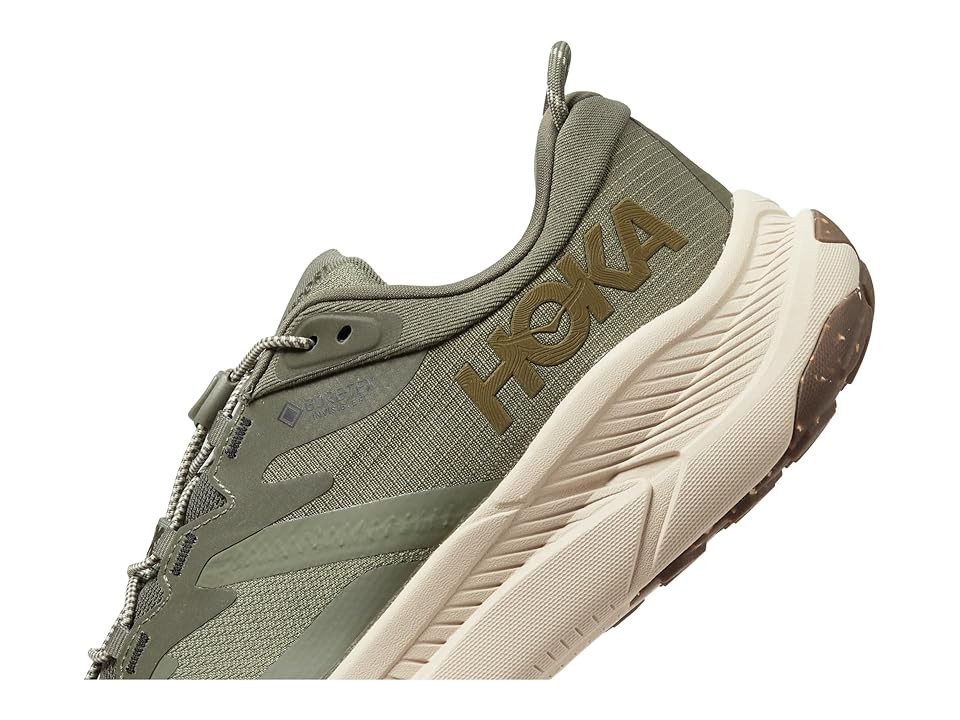 Hoka Transport GORE-TEX(r) Men's Shoes Slate/Oat Milk : 15 D - Medium, Synthetic thumbnail