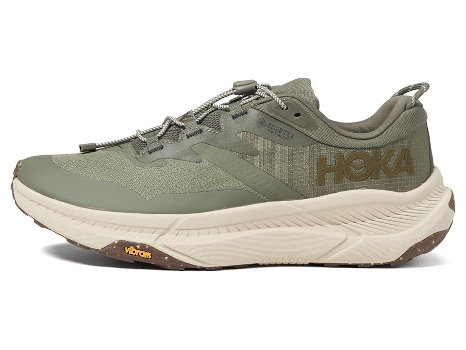 Hoka Transport GORE-TEX(r) Men's Shoes Slate/Oat Milk : 15 D - Medium, Synthetic thumbnail