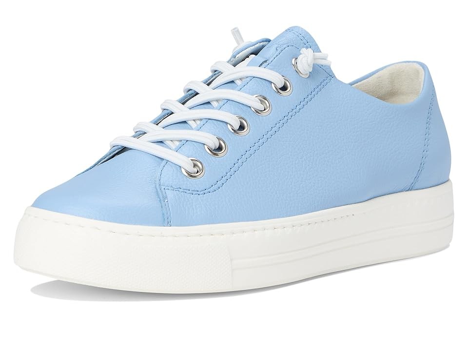 Paul Green Hadley SNKR Women's Shoes Sky : at 6.5 (US Women's 9) M, Leather thumbnail