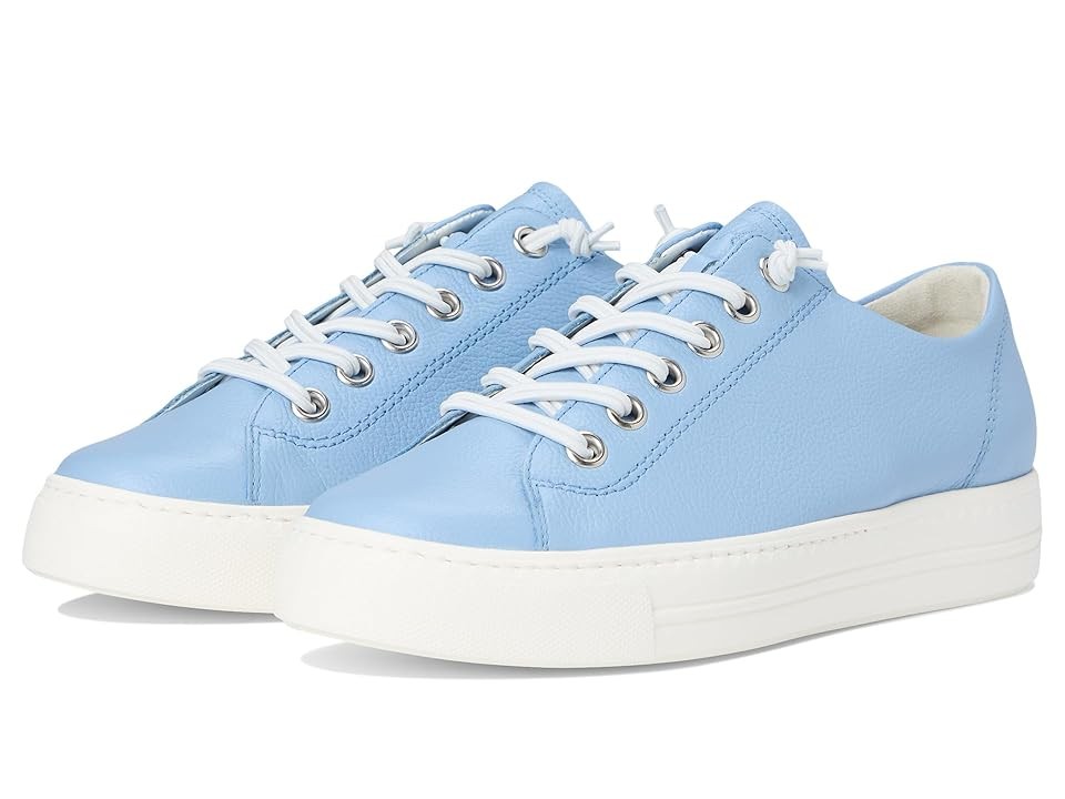 Paul Green Hadley Sneakers Women's Shoes Sky : at 8 (US Women's 10.5) M, Leather