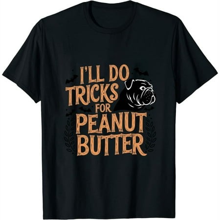 Ill Do Tricks for Peanut Butter Dog Enthusiast Gifts Creepy Ice Cream Popsicle Monster - Halloween October 31St T-Shirt