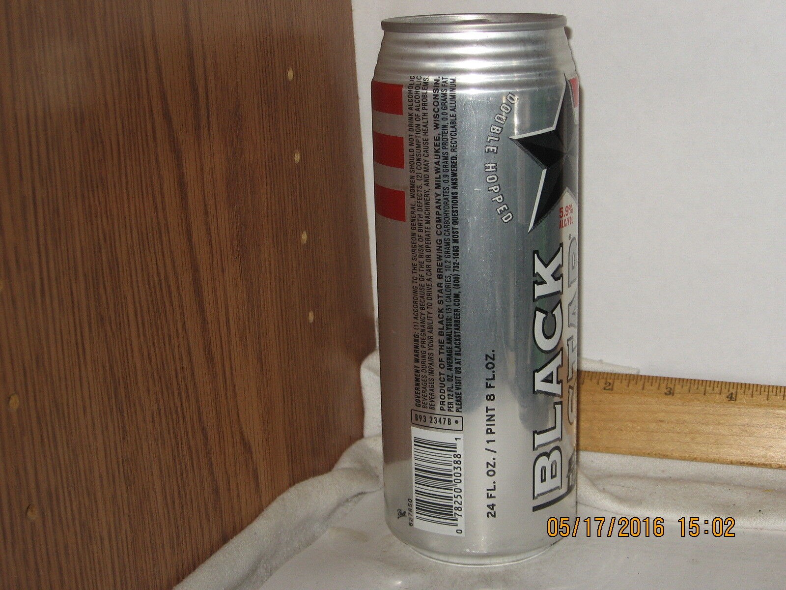 Black Star Light American Lager Whitefish MT Milwaukee WI 24 FL OZ Beer Can thumbnail