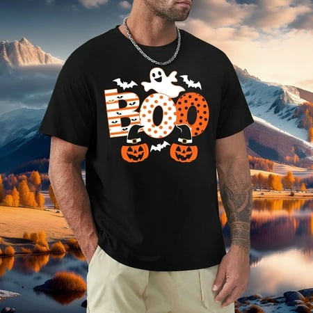 Boo Ghost Halloween 2024 Horror Nights T-Shirt Gift Full Size S-5XL