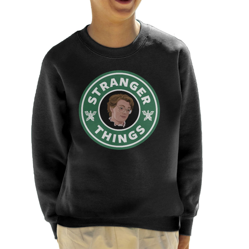 (X-Large (12-13 Yrs)) Stranger Things Barb Starbucks Kid's Sweatshirt