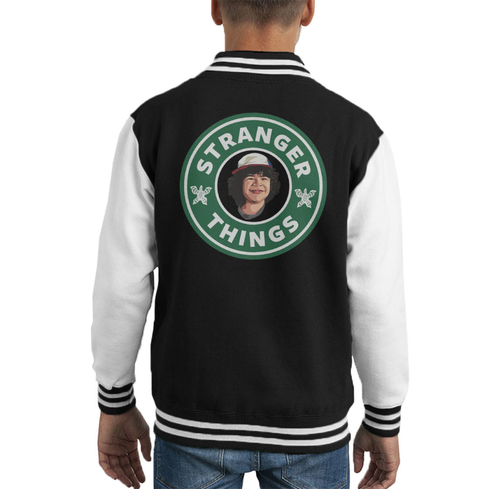 (X-Large (12-13 Yrs)) Stranger Things Dustin Starbucks Kid's Varsity Jacket