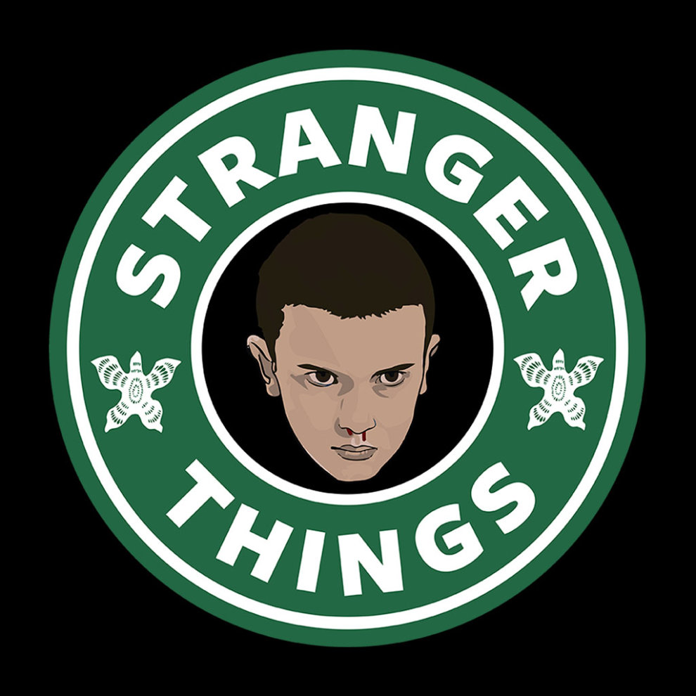 (X-Large (12-13 Yrs)) Stranger Things Eleven Starbucks Kid's T-Shirt thumbnail