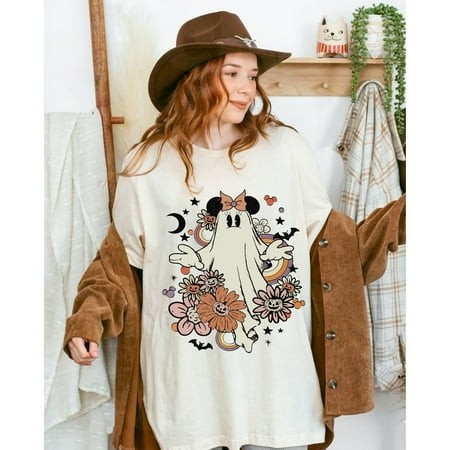 Minnie Ghost Spooky Season Sweatshirt  Minnie Boo Halloween Shirt  Pumpkin Minnie  Disney Spooky Shirt  Disney Halloween Party 2024 Shirt