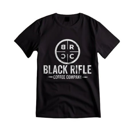 Black Rifle Coffee Company Logo Black T-Shirt Size S - 5XL