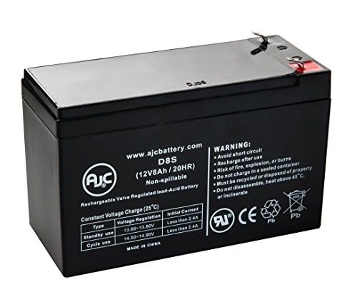 PowerWare 5105 450i 12V 8Ah UPS Battery - This Is an AJC Brand Replacement