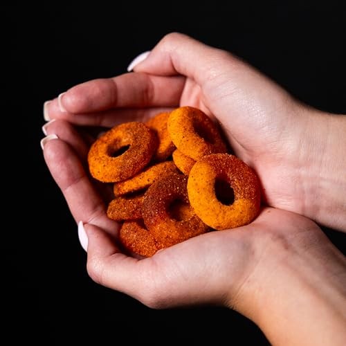 Fweygo Chamoy Candy Peach Rings, Authentic Mexican Candy, TikTok Candy, Chamoy Gummy Candy, Tajin Candy with a Perfect Balance of Sweet & Spicy, 5 Oz thumbnail