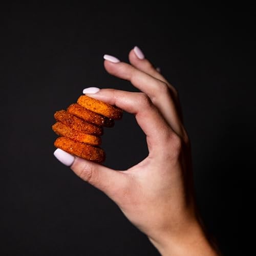Fweygo Chamoy Candy Peach Rings, Authentic Mexican Candy, TikTok Candy, Chamoy Gummy Candy, Tajin Candy with a Perfect Balance of Sweet & Spicy, 5 Oz thumbnail