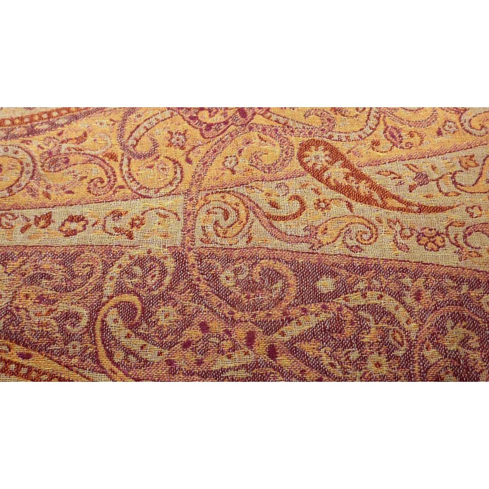 (7263) Muffler Scarf in Fine Pashmina Wool Heritage Range thumbnail
