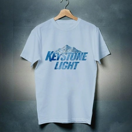 Keystone Light Beer White T-Shirt - Ships Fast High Quality - LIMITED EDITION - 7 COLOR OPTIONS - NEW - INSTOCK!