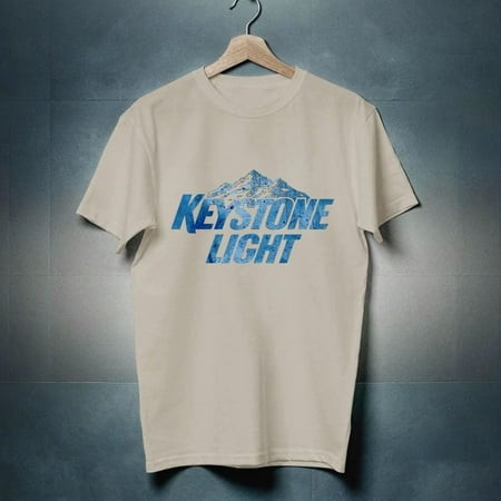 Keystone Light Beer White T-Shirt - Ships Fast High Quality - LIMITED EDITION - 7 COLOR OPTIONS - NEW - INSTOCK!