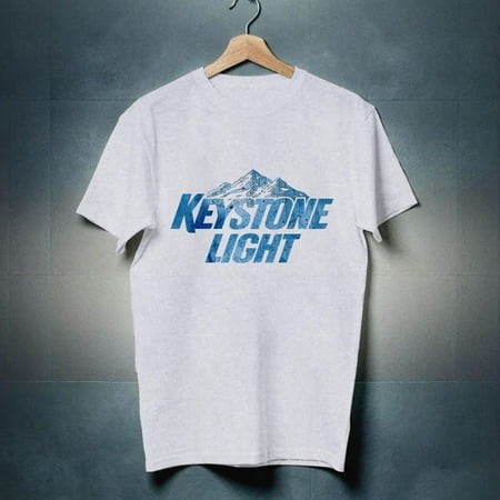 Keystone Light Beer White T-Shirt - Ships Fast High Quality - LIMITED EDITION - 7 COLOR OPTIONS - NEW - INSTOCK!
