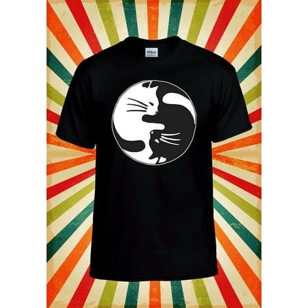 Kittens Ying Yang Cat Funny Cool Men Women Vest Tank Top Unisex T Shirt 2289
