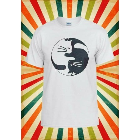Kittens Ying Yang Cat Funny Cool Men Women Vest Tank Top Unisex T Shirt 2289