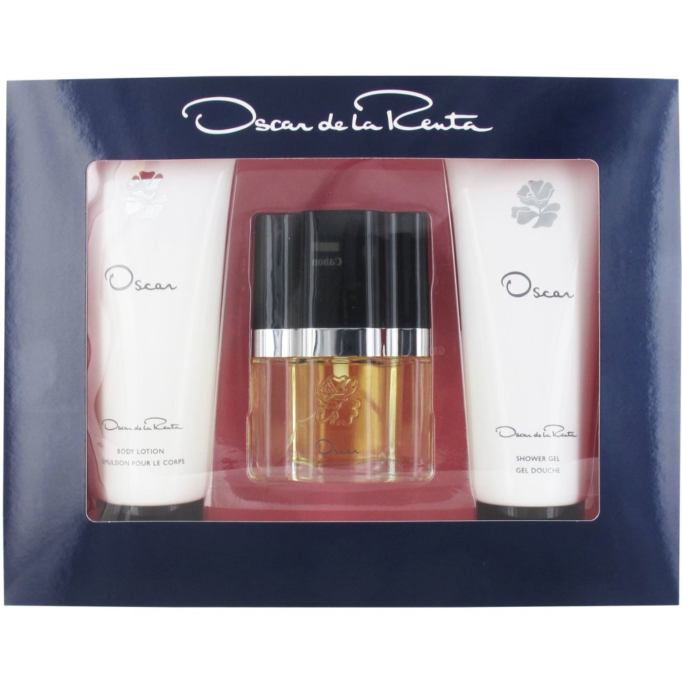 Oscar De La Renta Oscar 30ml Eau De Toilette, 100ml Body Lotion and 100ml Shower Gel Gift Set for Women