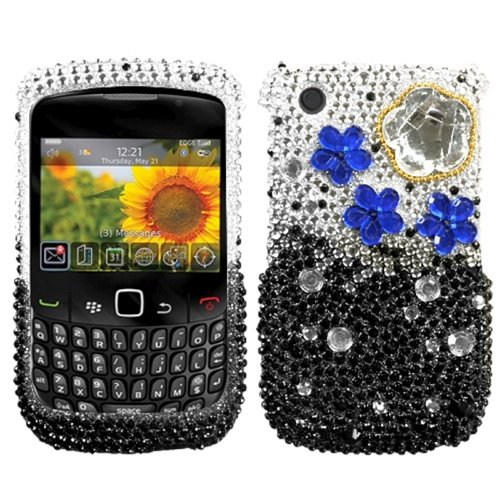 Asmyna BB8520HPCDM198NP Dazzling Luxurious Bling Case for BlackBerry Curve 8520/8530/9300/9330 - 1 Pack - Retail Packaging - Cloudy Night thumbnail