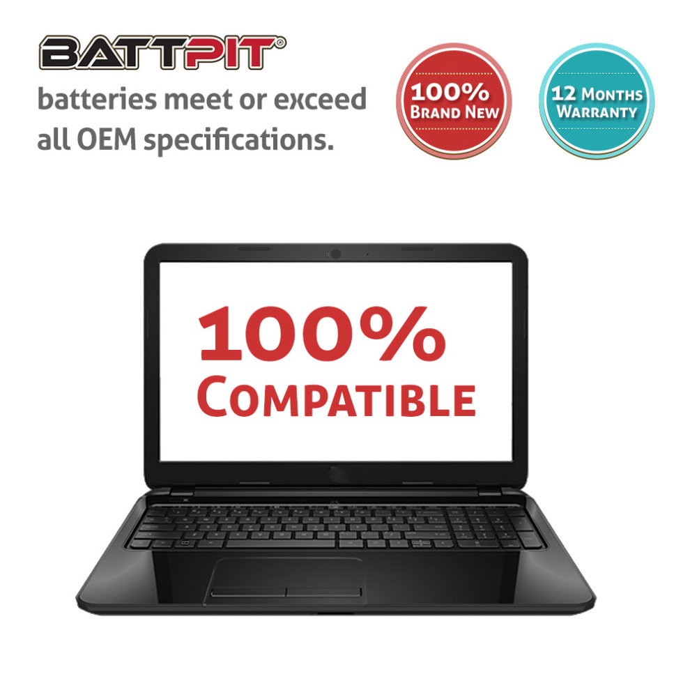 BattPit Battery for Dell XCMRD FW1MN W6XNM Inspiron 3443 3531 3543 5749 Latitude 3440 3540 Vostro 2421 2521 [4-Cell/32Wh] thumbnail
