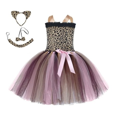 LUOGENLI Girls Valentine S Day Dresses Size 14-16 White Toddler Girls Fashion Sleeveless Animal Desgin Pageant Party Evening Dress Performance for Chi